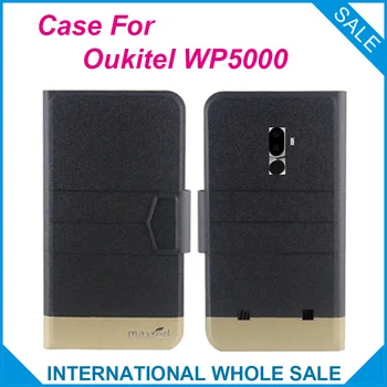 5 Farby Originál! Oukitel WP5000 Prípade Vysokej Kvality Flip Ultra-tenké Luxusné Kožené Ochranné puzdro Pre Oukitel WP5000