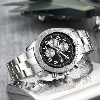 MEGIR pánske Hodinky Top Značky Luxusné náramkové hodinky Quartz Creative Business Nehrdzavejúcej Ocele Športové Hodinky Mužov Relogio Masculino