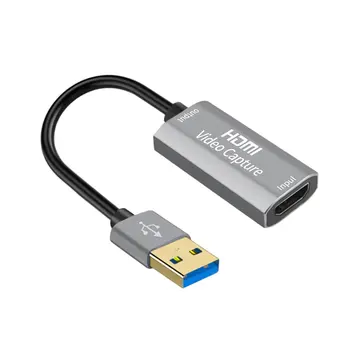USB 3.0 digitalizačné Karty 1080P 60fps 4K HDMI Video Grabber Box pre Macbook PS4 Hry Fotoaparát Záznamník Živé Vysielanie