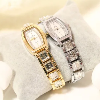 New Horúce Rakúsko Crystal Chronometra Žien Na Plný Diamond Najlepšie Dámske Hodinky Značky Módnych Zlaté Hodinky Business Šaty Quartz Hodinky
