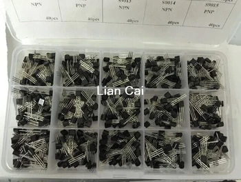 15 Hodnôt-92 Tranzistor Sortiment Najrôznejších Auta 2N2222,2N3904,2N5551,2SC945,S8050,S9013,2N3906,A1015,S8550 NPN/PNP Tranzistor,