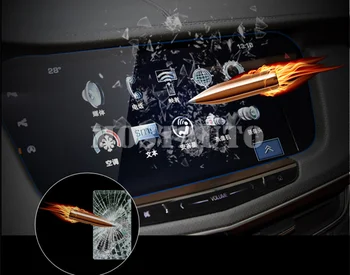 Pre Cadillac CT6 Tvrdeného Skla GPS Navigácie Screen Protector 2016-2019 1pcs Auto Doplnky Interiéru Auta Dekor Auto Výbava