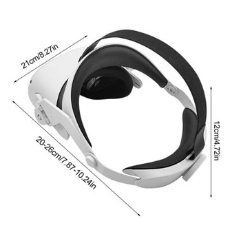 VR Hlavou Popruh Pre Oculus Quest 2 VR Headset Nastaviteľný hlavový most Vedúci zníženom Tlaku Stanovenie Popruh Pre Quest2 Vr Príslušenstvo