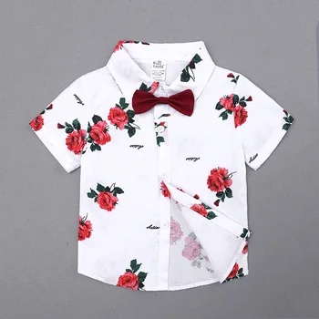 Chlapčenské Odevy Sady Letných Gentleman Vyhovuje Krátky Rukáv tričko+krátke Nohavice 2ks Deti, Oblečenie pre Deti, Oblečenie Set sa