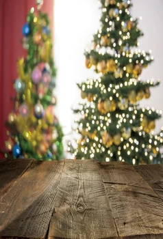 Laeacco Royal Luxusná Výzdoba Vianočného Stromčeka Gauč Retro Chic Stene Obývacej Izbe Dieťa Foto Pozadie Fotografie Pozadí Photocall