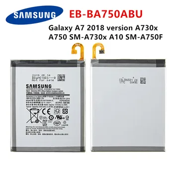 SAMSUNG Pôvodnej EB-BA750ABU 3400mAh batérie Pre SAMSUNG Galaxy A7 2018 verzia A730x A750 SM-A730x A10 SM-A750F +Nástroje