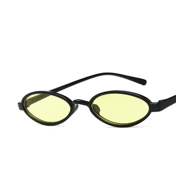 Punk oválne slnečné okuliare mužov a ženy, luxusné značky dizajnér malé okrúhle rámom slnečné okuliare žien a mužov retro slnečné okuliare UV400