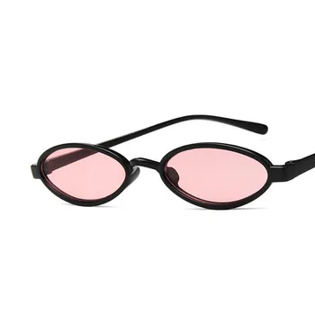 Punk oválne slnečné okuliare mužov a ženy, luxusné značky dizajnér malé okrúhle rámom slnečné okuliare žien a mužov retro slnečné okuliare UV400