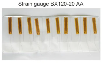 10pcs BX120-20AA fólie odporové tenzometre / tenzometre / betón tenzometre