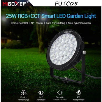 Miboxer FUTC05 25W RGB+SCS Smart LED Záhrada Lampa Trávnik krajiny Svetlo AC100~240V IP66 Nepremokavé APP/remote/Alexa ovládanie Hlasom