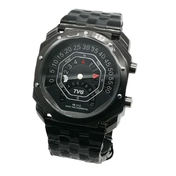 Pánske hodinky top značky luxusné quartz hodinky Kompas nepremokavé Originálny design patent z nehrdzavejúcej ocele mužov hodiny KM1212