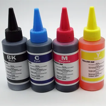 Vysoko Kvalitné Špecializované na báze Vody, Náplň Dye Ink Kit Pre Epson T1901 T1904 MI-401 301 303 Tlačiareň Naplniteľné Kazety Ciss