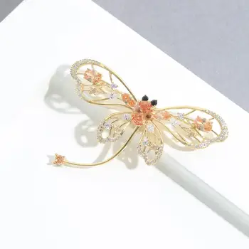 Neoglory Roztomilý Vysokej Kvality Kubický Zirkón Motýľ Brošňa Pre Ženy 2020 Módne Šperky Pre Strany, Darček Pre Priateľku