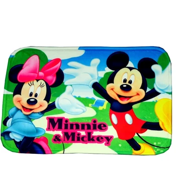 Cartoon Mickey Minnie Mouse mat vankúš 38x58cm Dvere mat Kúpeľňa Mat kuchyňa Dverách deti izba balkón mat Spálni Koberec