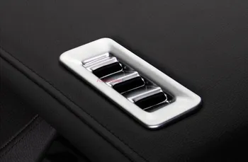 Pre Cadillac XT5 2016 2017 Matný ABS Chrome Interiér Interiér, prístrojová doska výstupu Vzduchu Otvory Krytie Výbava 2ks