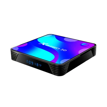 X88 PRO 10 Smart TV Box Android 10.0 2G/4G DDR3 RK3318 2.4 G/5G Wifi BT4.0 4K Media Player USB3.0 Android Set-Top Box PK X96 Mini