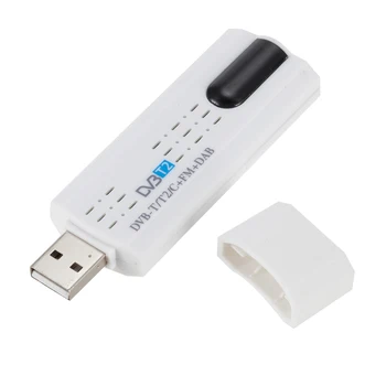 USB 2.0 a Digitálny DVB-T/T2 SDR+DAB+FM TV Tuner HDTV Prijímač Stick SG TV Prijímač s Diaľkovým ovládaním