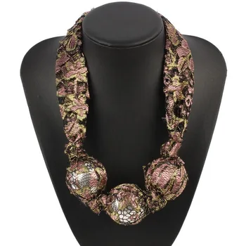 Florosy Lano, Reťaz Luxusné Simulované Perla Veľké Guľôčky Loptu Náhrdelník Prívesok pre Ženy Móda Nový Kráľovský Kvet Vyhlásenie Šperky