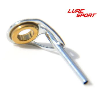 LureSport 10pc CHLTIT Top sprievodca MicroSilver rámika Black/Gold ring tyč oprava Rod stavebná zložka Opravy DIY Príslušenstvo