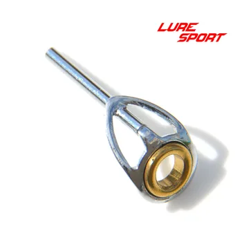 LureSport 10pc CHLTIT Top sprievodca MicroSilver rámika Black/Gold ring tyč oprava Rod stavebná zložka Opravy DIY Príslušenstvo