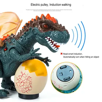 Juguetes Para Elektronický Deti Hračka 3D Dinosaura Nabíjania Batérie Simulácia T-Rex Dino Pre Dieťa Pet Hrá Hračka Vianočné Darčeky