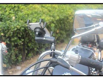 Univerzálny Motocykel, Bicykel Telefón Mount Držiak s USB Nabíjačka Pre iPhone 11 Pro X 7 Plus Samsung Moto bike Mobil Držiak