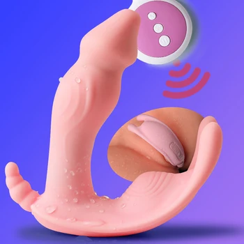 Prenosné Bezdrôtové Diaľkové Ovládanie Pošvy G-spot Vibrátor stimulátor Klitorisu Žena Masturbator Dildo Vibrátory sexuálnu Hračku Pre Ženy