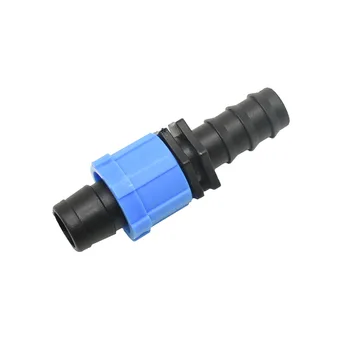 Záhradná hadica 1/2 až 16 mm drip pásky, Konektor poistnú Maticu konektor zavlažovanie kovania 50 ks