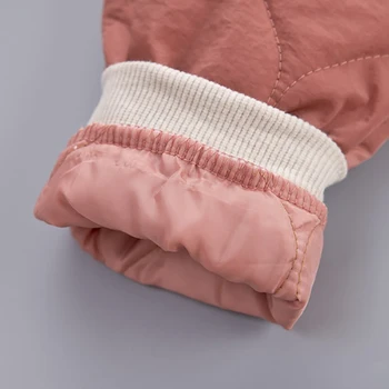 Deti Oblečenie 2019 Zimné Baby Chlapci, Dievčatá Zahustiť Teplé Bavlnené Oblečenie Batoľa Kabát Topy+ Nohavice 2ks Chilren Oblečenie Set sa