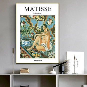 Henri Matisse Módny Dizajn Umenie Plagáty a Vytlačí Plátno, Maľovanie obrazov na Stenu pre Obývacia Izba Abstraktné Scenérie Domova