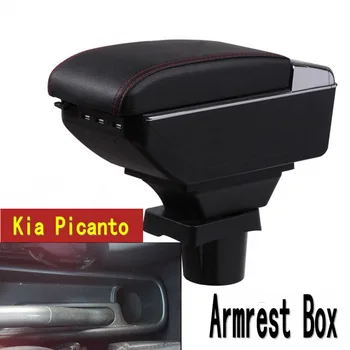 Pre KIA Picanto opierkou box centrálny sklad obsah poľa s držiak popolníka USB Picanto podrúčky box
