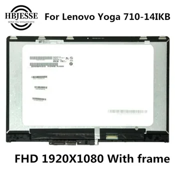 Nové od spoločnosti Lenovo Yoga 710-14 Jogy 710 14 Jogy 710-14IKB 80V4002NCD 1080P LCD LED Dotykový Displej s montážou rámu