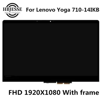 Nové od spoločnosti Lenovo Yoga 710-14 Jogy 710 14 Jogy 710-14IKB 80V4002NCD 1080P LCD LED Dotykový Displej s montážou rámu