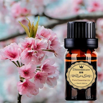 Dimollaure Cherry Blossom Esenciálny Olej, Čistý Vzduch, Relax Ducha Esenciálny Olej Difúzor Aromaterapia Vôňa Lampa Esenciálny Olej
