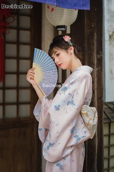 2021 japonské kimono tradičné yukata ženy kimono cosplay kvetina tlače oblečenie japonsko šaty vietnam oblečenie mujer yukata