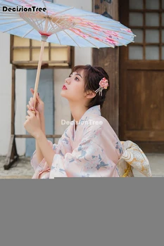 2021 japonské kimono tradičné yukata ženy kimono cosplay kvetina tlače oblečenie japonsko šaty vietnam oblečenie mujer yukata