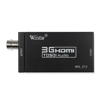 Wiistar HDMI na SDI Konvertor Adaptér SDI na HDMI BNC SD/HD/3G-SDI 1080P Multimediálne HD Video Konvertor