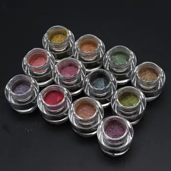 12 Farieb Cat Eye Nechtov Prášok Magnetické Pearl Lesk Pigment Magické Zrkadlo, Nail Art Rainbow Pigment Živice Šperky Robiť