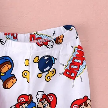 Super Mario, Baby, Deti, Chlapcov, Oblečenie Pre Voľný Čas Nastaví Odev Sleepwear Pyžamá Baby Chlapci Oblečenie Set Baby Chlapci Oblečenie Set Sa