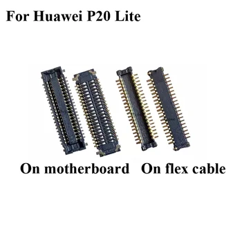 2 KS FPC konektor Pre Huawei P20 Lite s 20 Lite LCD displej na Flex kábel na doske doske Pre Huawei p20lite