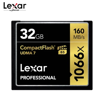 Lexar 1066x CF UDMA 7 128 gb CF Karta 32gb Pamäťovú kartu Až do 160MB/s VPG-65 64 gb Compact flash karta pre Full HD/3D a 4K video