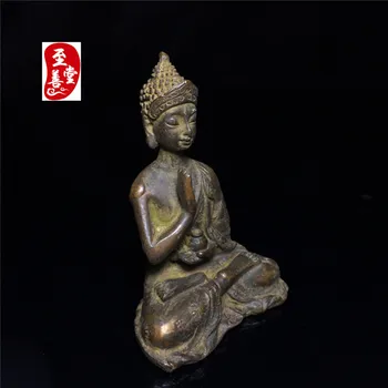 Kolekcia Kaiguang medené výrobky, čistej medi, Fengshui ornament, malý Buddha pre bohatstvo