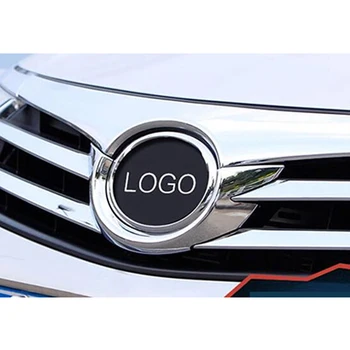 ABS chrome pre Toyota corolla auto Auto príslušenstvo Predné Oka Mriežka Nárazníka logo rám, kryt výbava