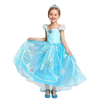 Maškarný Princess Šaty Mrazené 2 Baby Dievča Oblečenie Pre Deti Na Halloween Party Cosplay Kostým Deti Elsa Anna Šaty Vestidos Infantil
