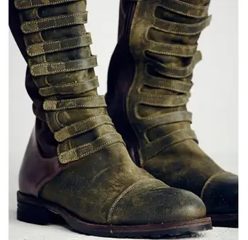 Stehná vysoké topánky ženy jeseň zimné topánky dámy retro faux kožené nad kolená, topánky plus veľkosť botas mujer chaussures femme