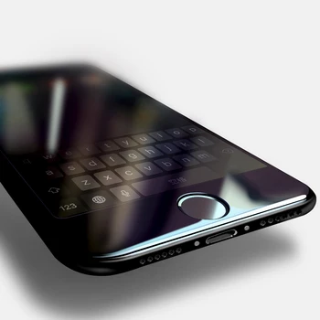 5D Zakrivené Screen Protector pre iPhone, 8 X Plus 5D Okraj Plný Kryt Fólia pre iPhone 6S 7 Plus Tvrdeného Skla Film Ultra-tenké