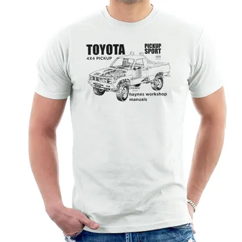 Workshop Manuál Toyo Vyzdvihnutie Športové 4X4 Truck Auto, Off Road Čierne pánske T-Shir tričko Homme 2019 Nový Samec Krátky Rukáv