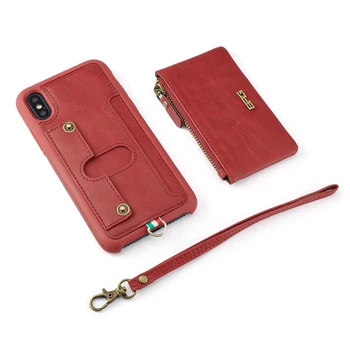 PU Kožené Zips Peňaženky puzdro Pre iPhone X Zips Peňaženky, Kožené puzdro Magnet Zadný Kryt Pre iPhone 7 7Plus 8 8Plus 6 6S Plus