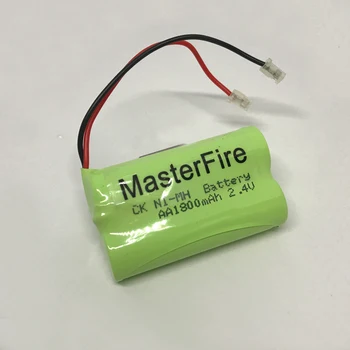 MasterFire Nový, Originálny Ni-MH AA 2.4 V 1800mAh Ni-MH Dobíjacie Batérie S Konektormi Pre Bezdrôtový Telefón Batérie