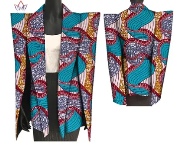 Nové Africkej Tlače Vosk Kabát Dashiki Sako Plus Veľkosti 6xl Afrike Štýl Oblečenie pre Ženy Plodín Top Bežné Kabát WY3199